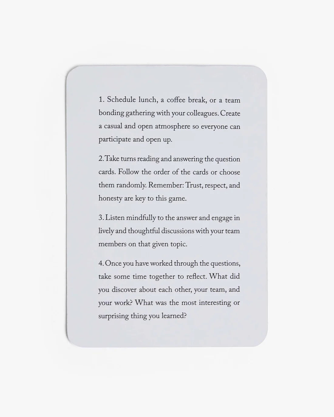 Get Closer Conversation Game: Teams