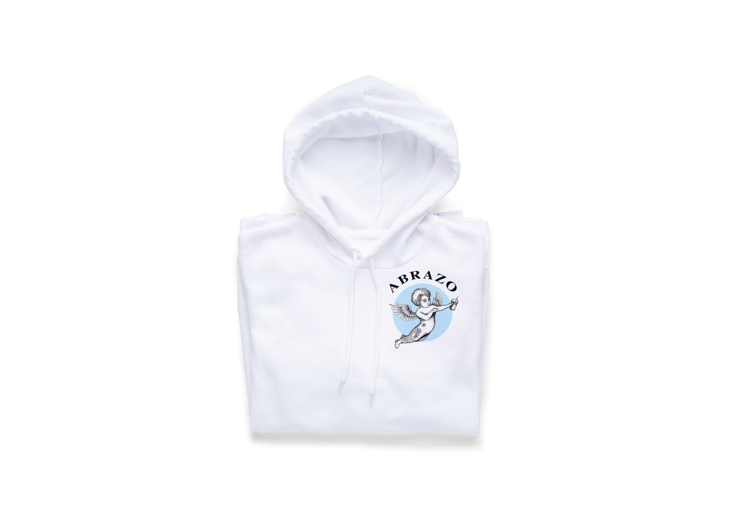 White Cotton Hoodie