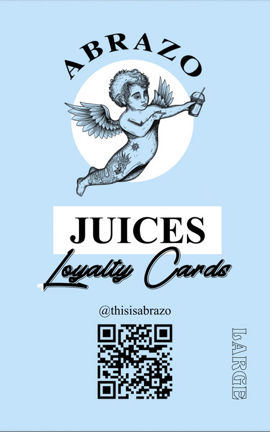 The Large Juice/Shake Card